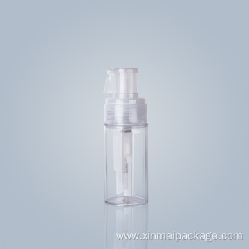 110ml transparent plastic fine mist powder spray bottle